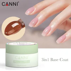 Canni Hard Top Diamond Top Coat 3 in 1 Base Nail C Arc UV Construction Gel Fiber Builder Nail Gel PVC Modelling Gel Nail Glue