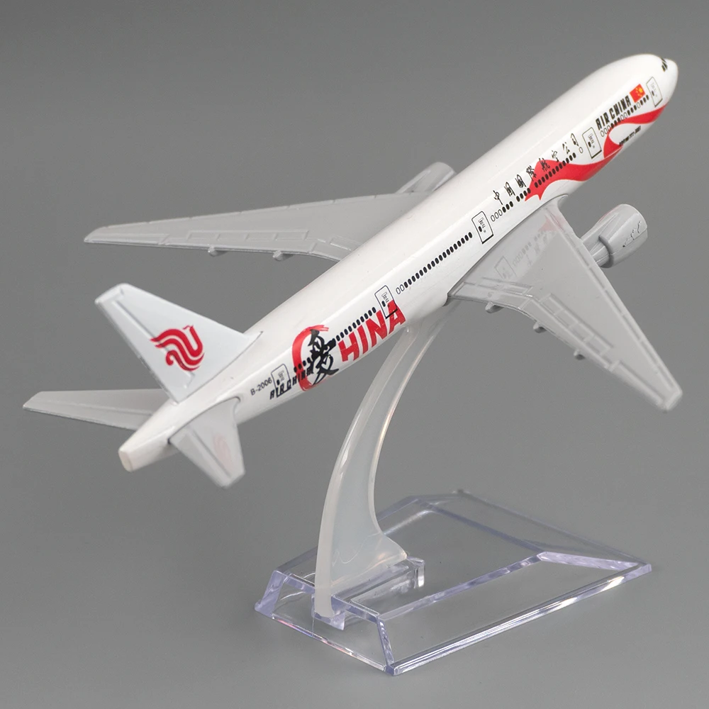 1/400 Aircraft Air China Boeing 777 16cm B777 Alloy Plane Model Children Kids Gift for Collection Desk Decoration