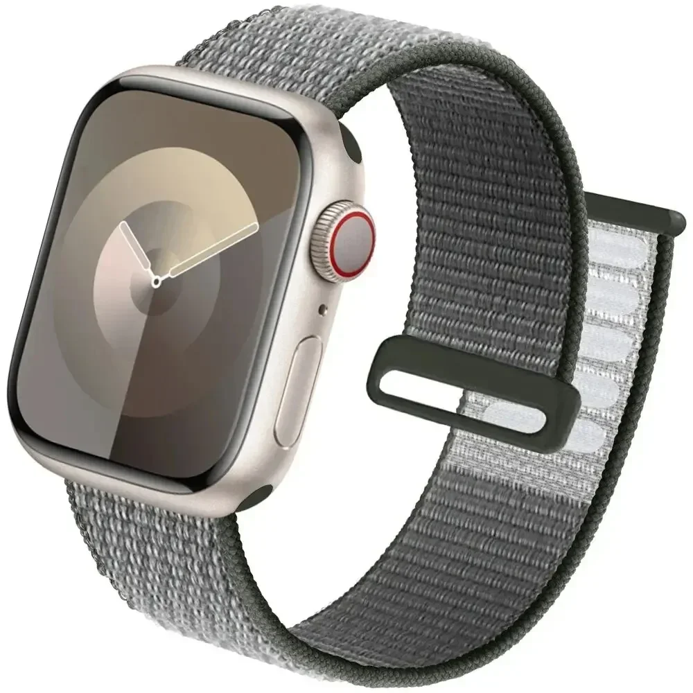 Nylon-Schlaufenarmband für Apple Watch-Armbänder 49 mm Ultra2 44 mm 40 mm 45 mm 41 mm 46–42 mm Armband für iWatch-Armband Serie 9 8 SE 7 6 5 4 10