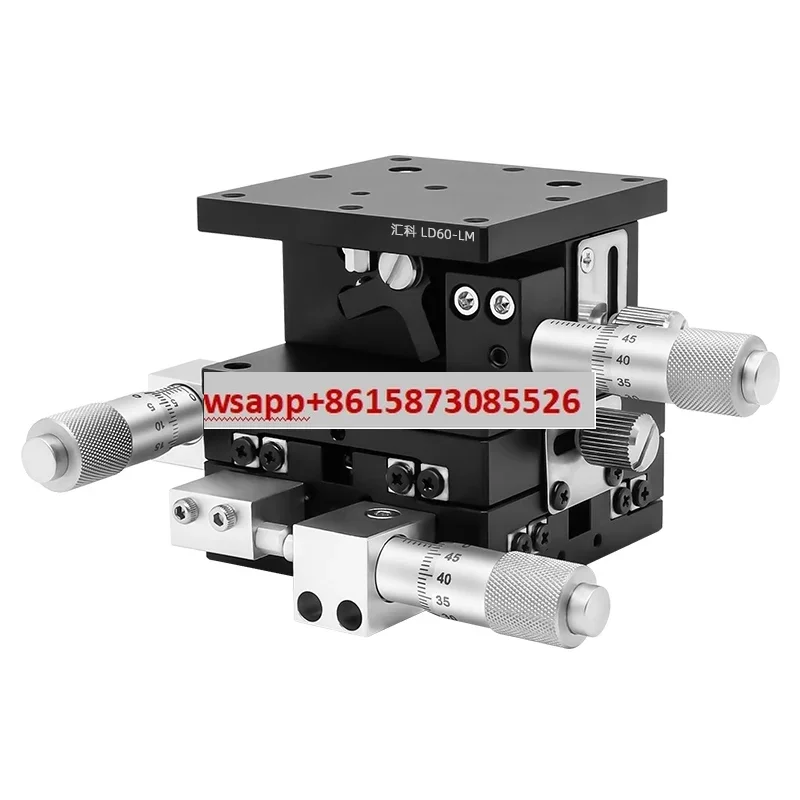 XYZ axis displacement platform three-axis manual fine adjustment lifting optical movement LD60/40 (default direction L)