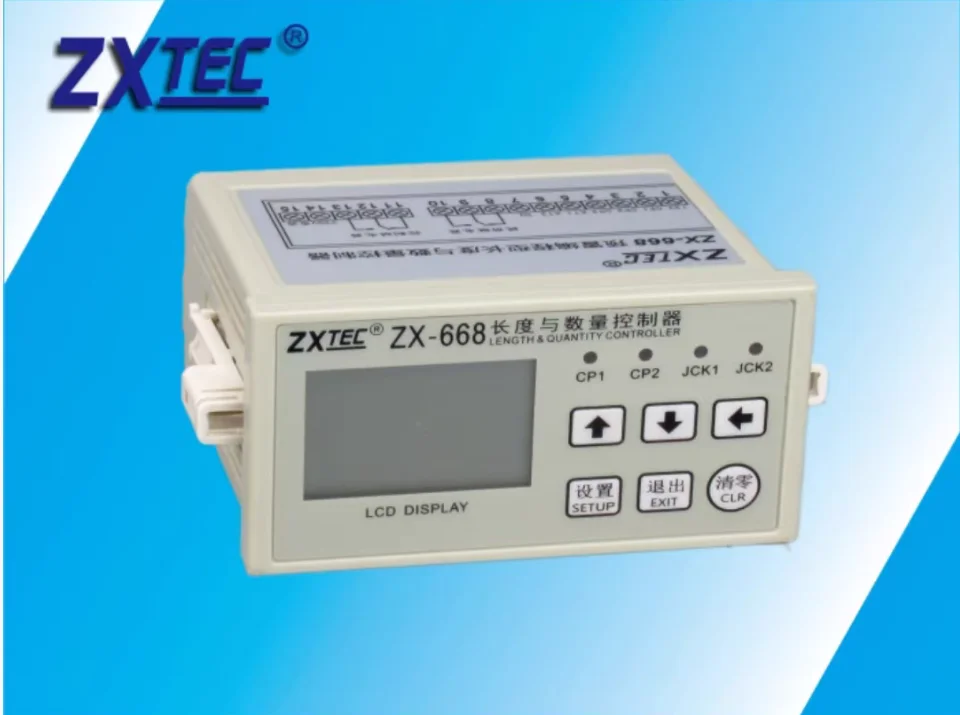 ZX-668 pre-set programmable length and quantity controllers for ZXTEC counters
