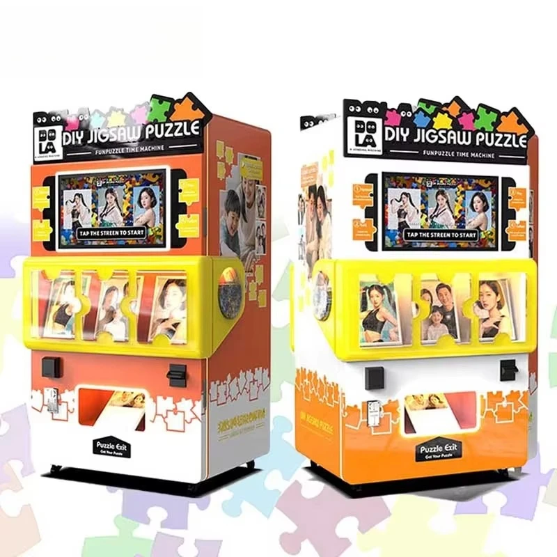 Jigsaw Vending Machine Automatic DIY New Arrival Smart Intelligent Touch Screen Automatic Puzzle Mini Vending Machine Customized