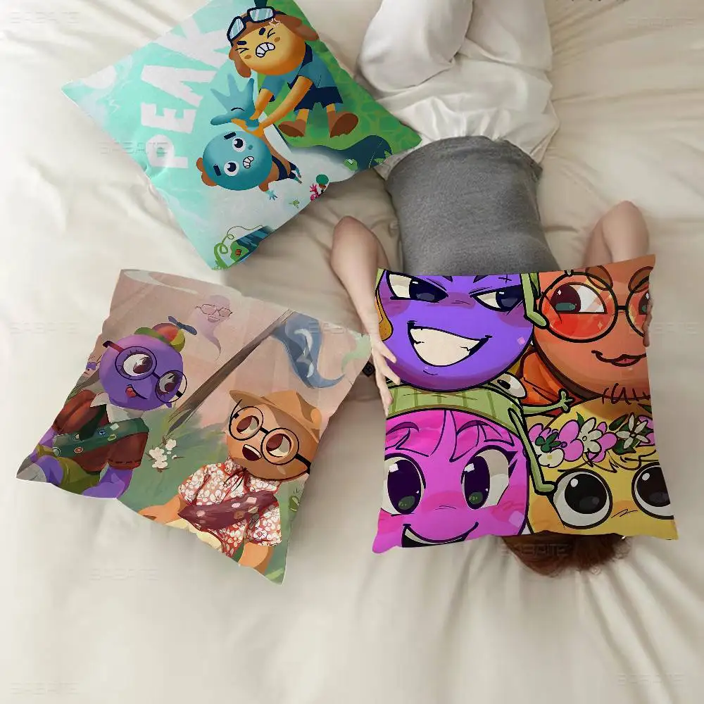 Game PEAK Co-Op Climbing Cushion Cover Polyester Sofa Cushions Decorative Throw Pillows Home Decoration Pillowcover