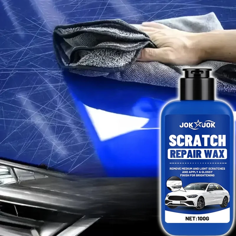 Kit de reparación de rayaduras de coche y juego de pulido, restaurar el brillo, adecuado para todos los colores de pintura, pulidor portátil, alta eficiencia, no abrasivo