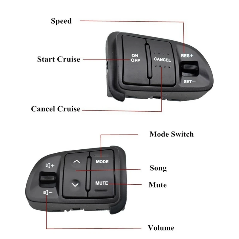 Car 12 Pin Steering PAD Audio Control Switch Answering Phone Steering Wheel Switch For Kia Sportage SL 2011-2016