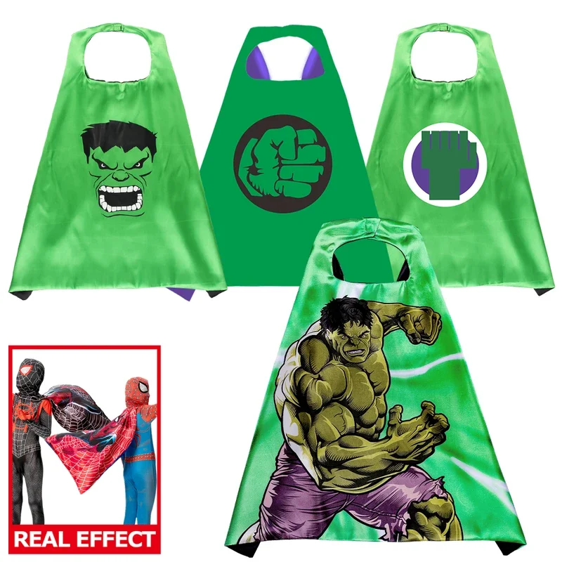 SN60 MARVEL Hulk Satijnen Capes Voor 3-11 Jaar Kinderen Superheld Cosplay Accessoires Jongen Fantasie Rollenspel Party Dress Up Prop1@j$