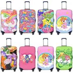 Cartoon Care Bears Suitcase Cover Animal Travel Protection Flight Strectch Luggage Accesories