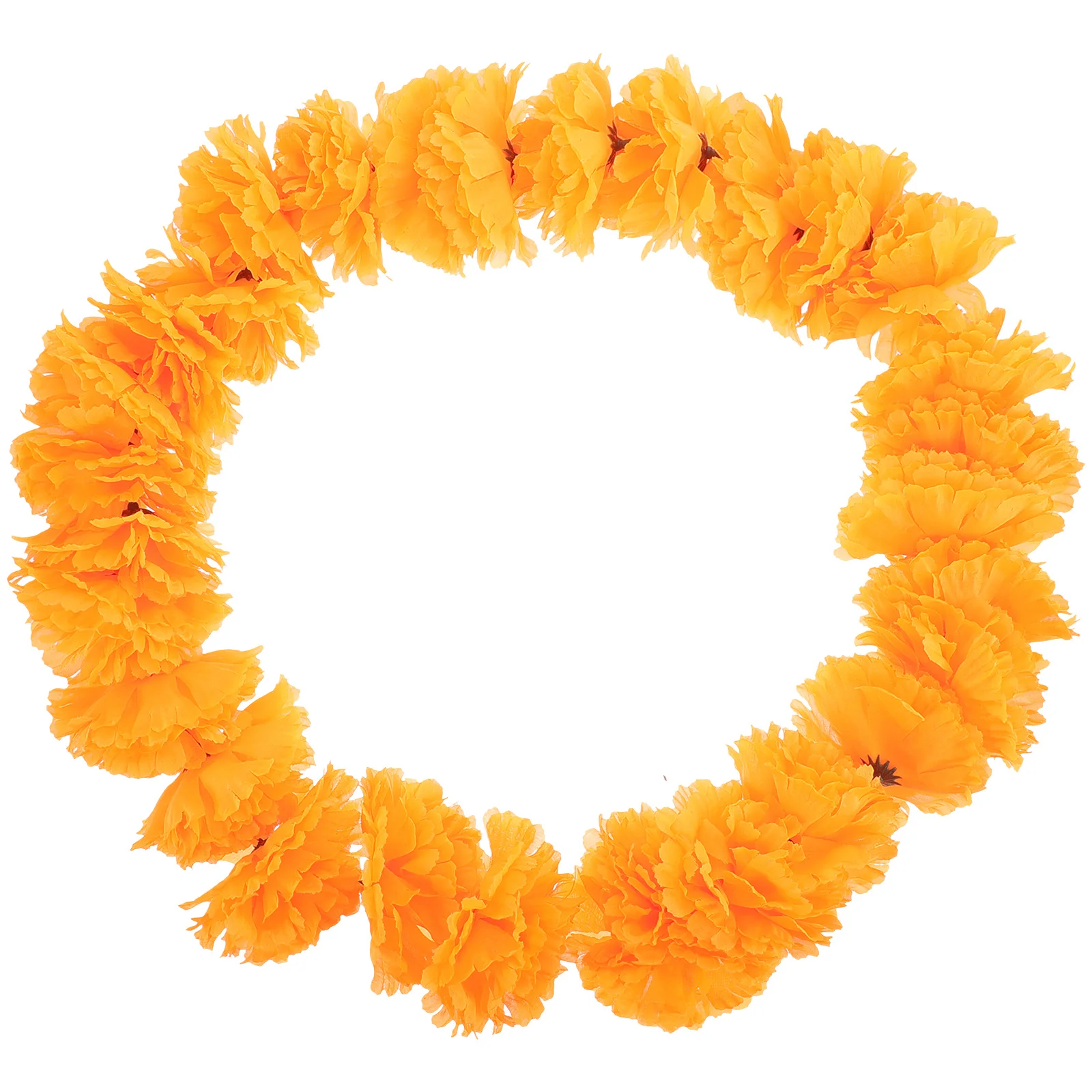 Orange Marigold Decor Garland For Party Mantle Home Bedroom Kitchen Decor Wind Chimes Hanging Home Decor Holiday Festive