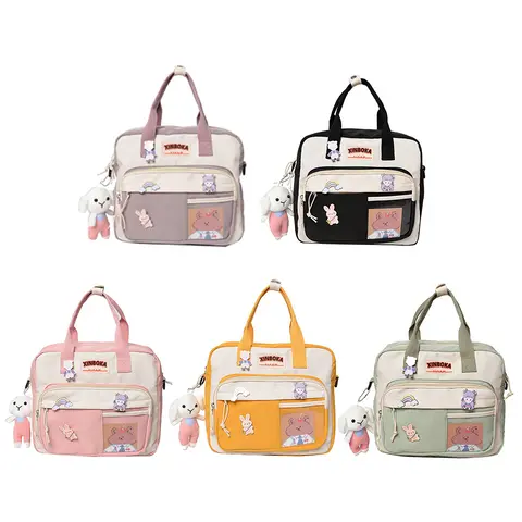 Korean Student Schoolbag Japanese Nylon Backpack Girl Travel Totes Shoulder Bags for Women Students Shopping Travel