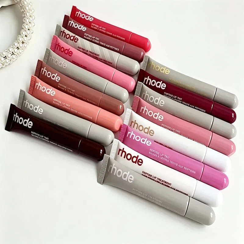 Image of Rhode Skin Spring Lipgloss Lippenbalsam Glättender Lippenstift Langanhaltend Pflegend Tägliche Pflege für Frauen Make-up Feuchtigkeitscreme Blush für Mädchen