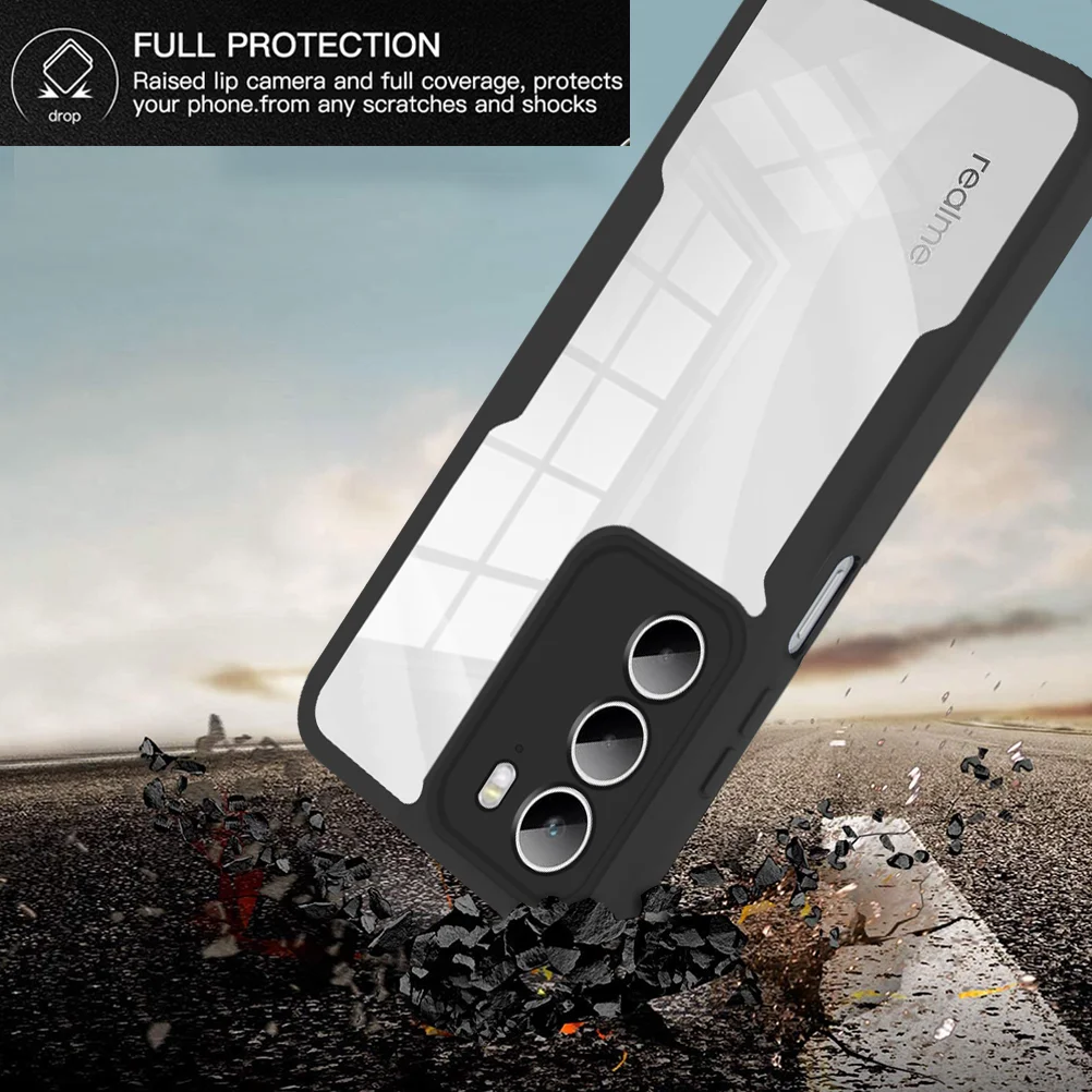 360 Double Sided Full Protection Phone Case For Realme C75 4G Slim Clear Cover with Screen Protector Phone Cover Shell Funda