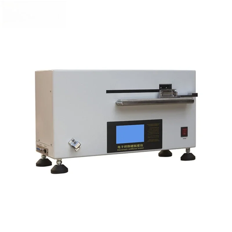 Electronic stiffness tester, stiffness and flexibility stiffness tester