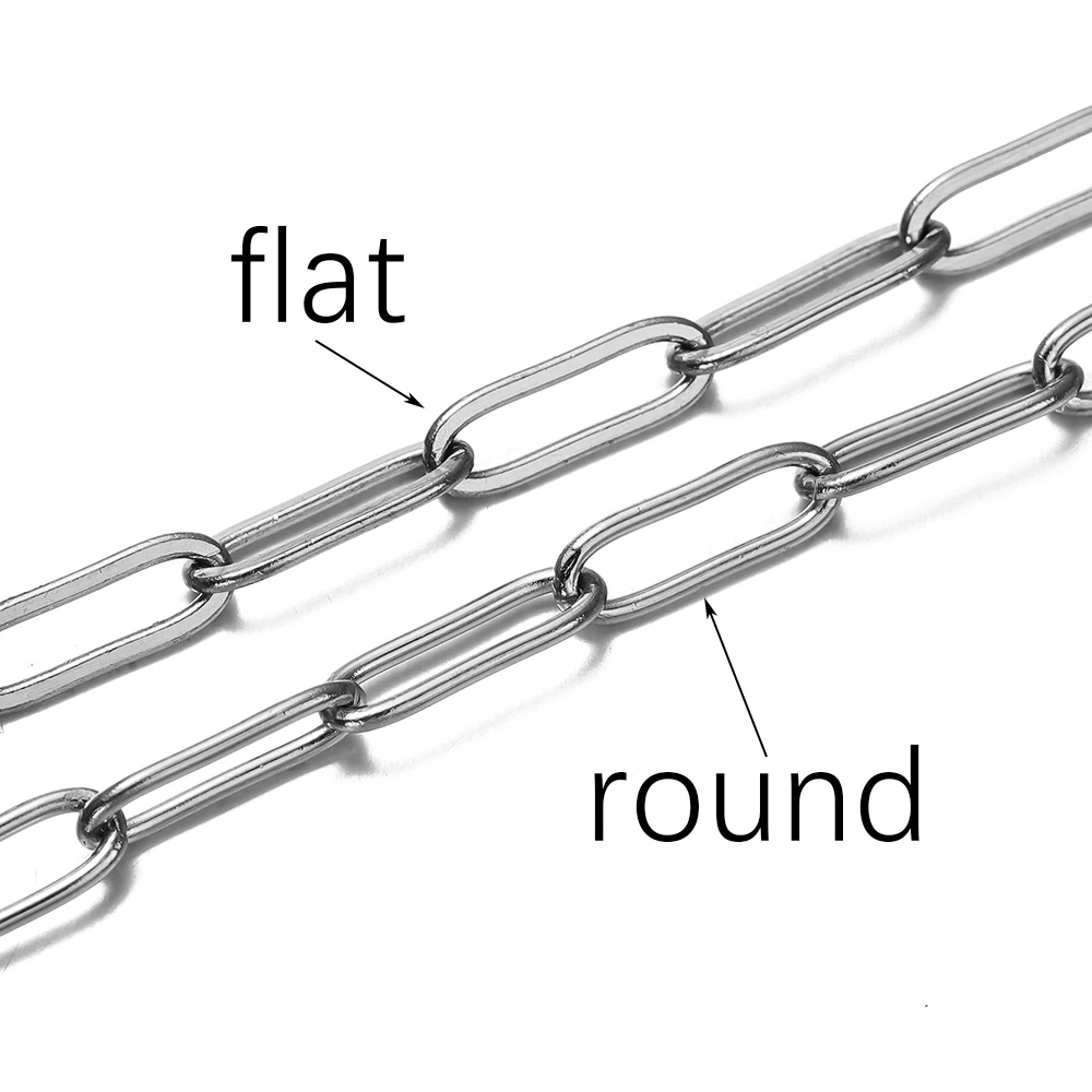1M 3/4mm roestvrijstalen ketting geen vervaging kabel gouden kettingen voor ketting armband enkelbandje DIY sieraden maken componenten groothandel