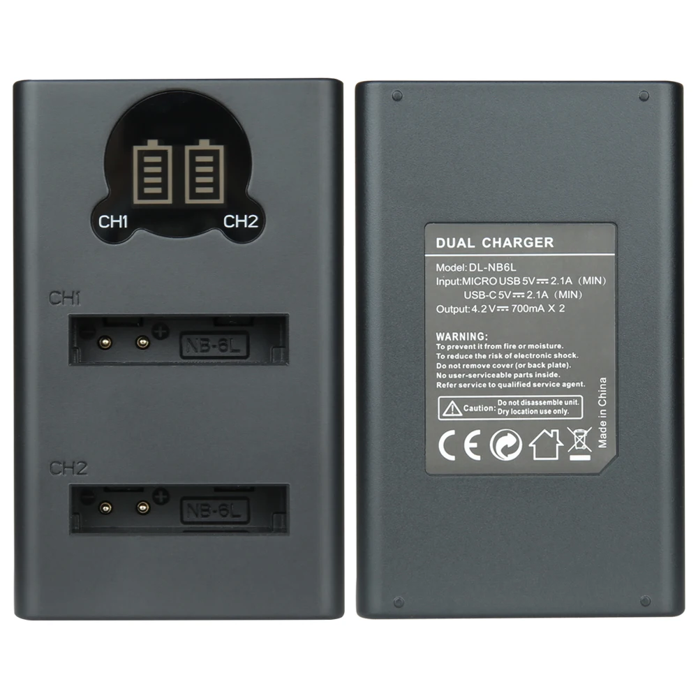 3 pezzi NB-6L NB 6L NB6L NB-6LH batteria agli ioni di litio per Canon Power-shot SX520 HS SX530 SX600 SX610 SX700 SX710 IXUS 85 95 200 210 105