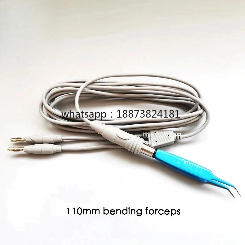 Bipolar Coagulation Forceps High Frequency Electroknife Spring Accessories Tweezers Line fast shipping