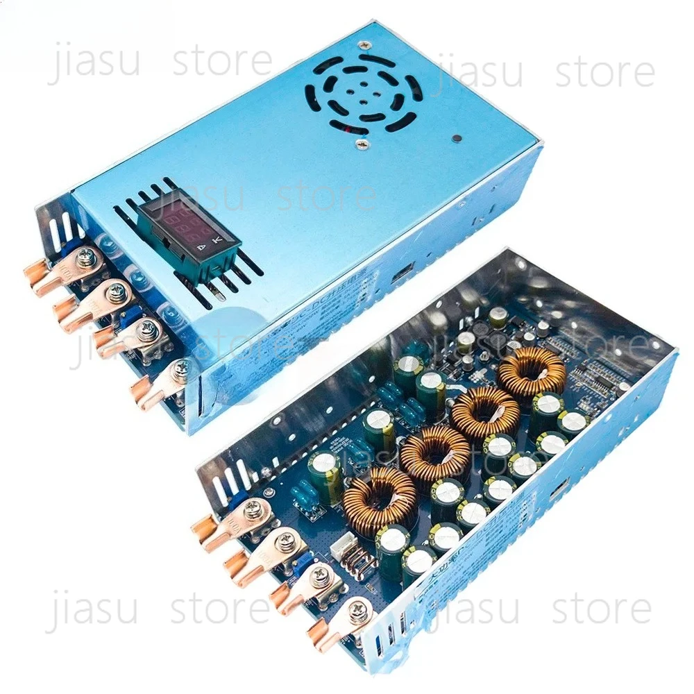

2000W 100A CC CV Charging Boost Power Supply 12-60V to 15-80V DC-DC Step Up Boost Converter Voltage Regulator with Voltmeter
