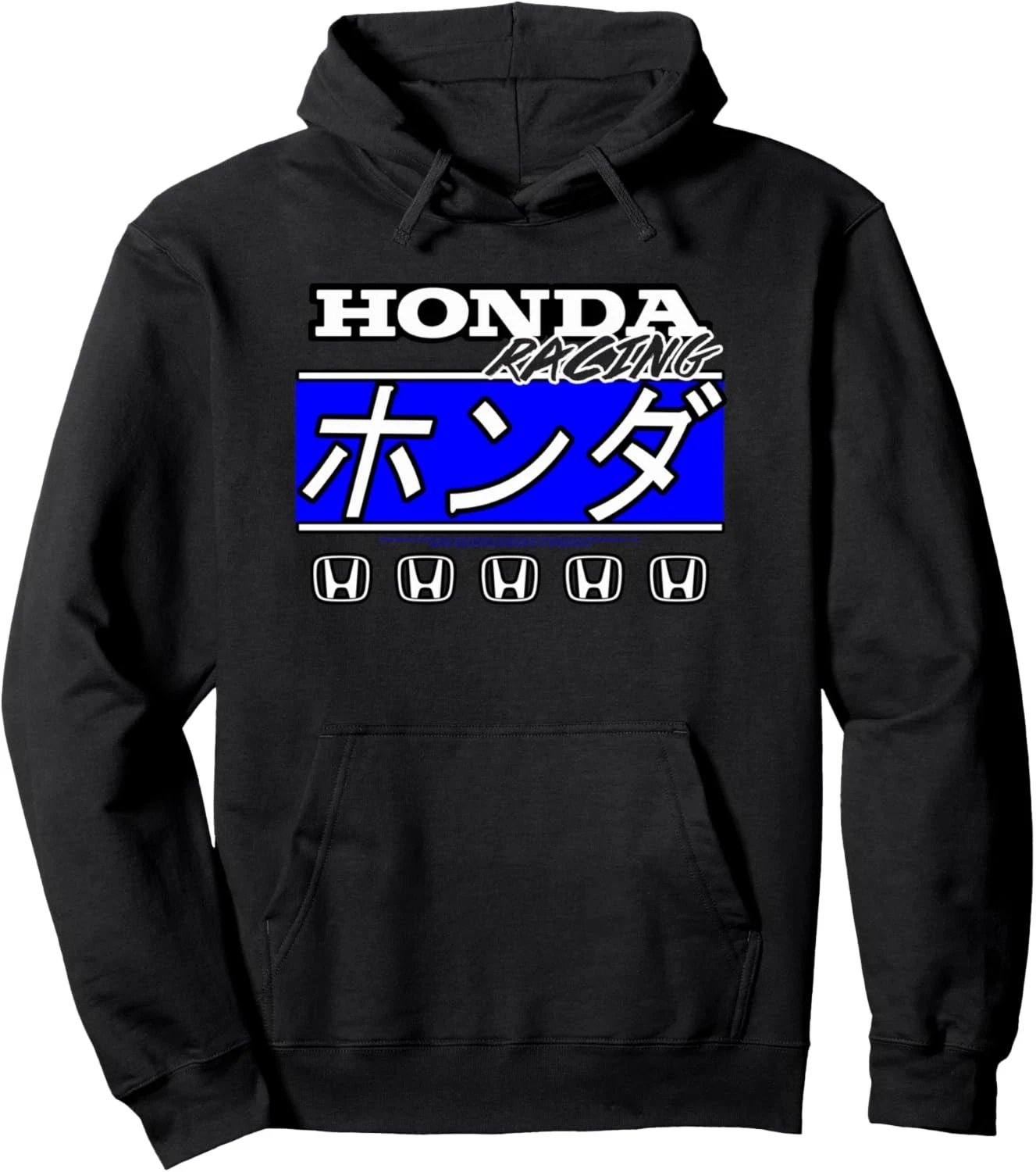 

Honda Kanji Racing Pullover Hoodie Spring and Autumn Hoodie Vintage Car Hooded Sweater Sports Unisex Printed Casual Pullover Top
