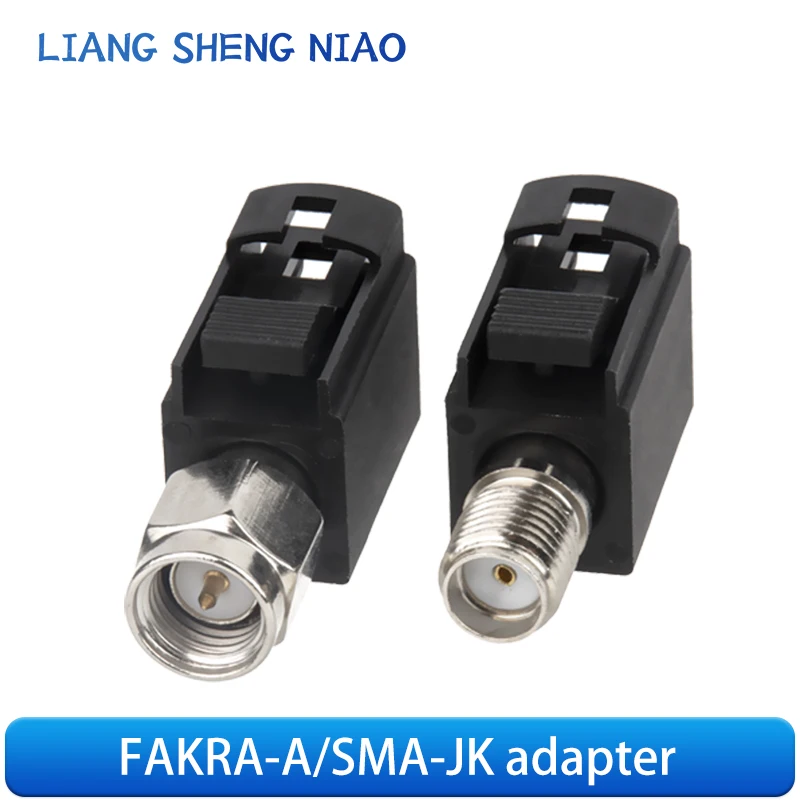 Imagem -06 - Fakra para Adaptador Macho e Fêmea Sma Conector Reto rf Código a b c d e f g h i k z Jack 50 Ohm Novo Adaptador Coaxial