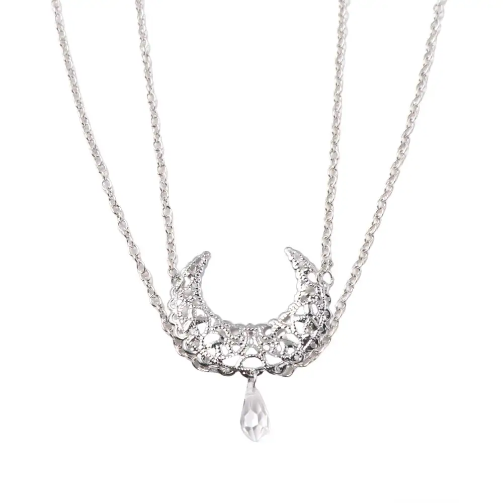 Hollow Moon Sweet Headpiece Bride Forehead Chain Crystal Forehead Chain Wedding Headbands Women Head Chain Bohemia Headbands