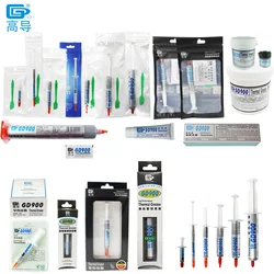 GD900 Thermal Grease Paste Plaster HeatSink Compound SY BAS BR BX CB CN MB ST HT Net Weight 0.5/1/3/4/7/15/30/100/150/1000 Gram