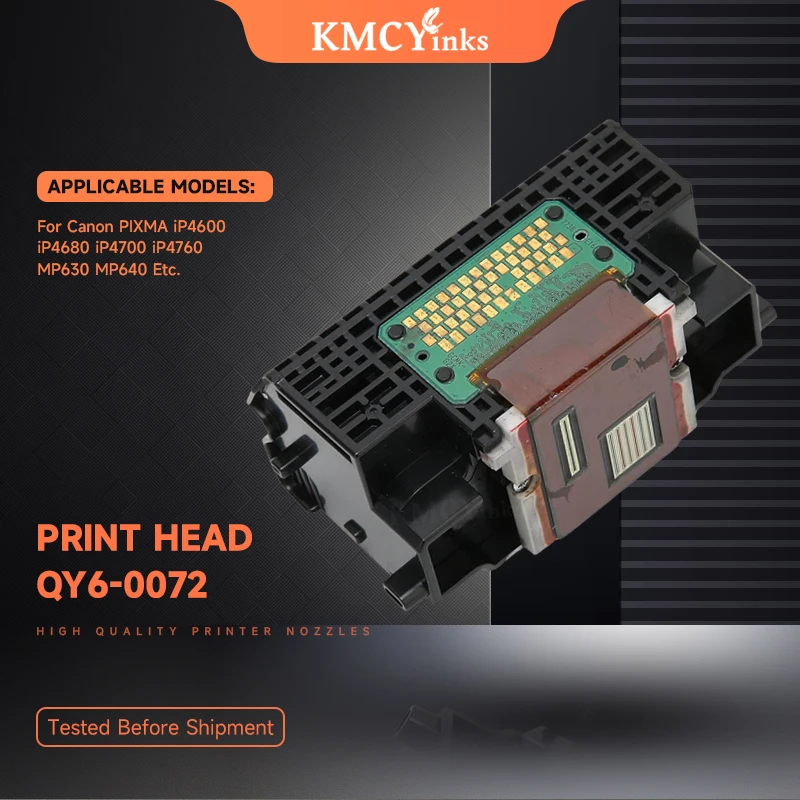 

KMCYinks QY6-0072 QY60072 Printhead Print Head Printer Head Replace For Canon iP4700 iP4760 MP630 MP640iP4600 iP4680 Printers
