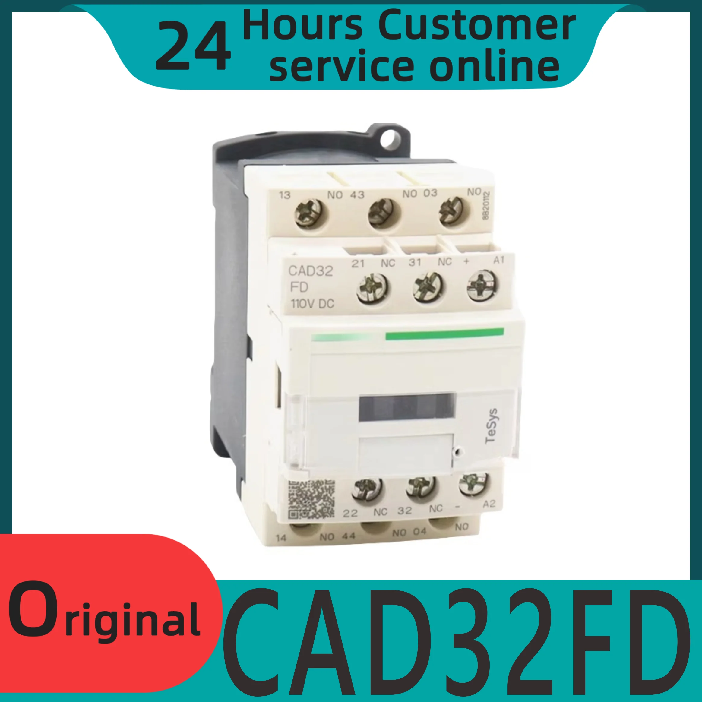 

Brand new original control relay CAD32FD CAD-32FD DC110V 3-open 2-closed