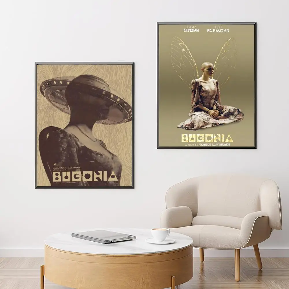 ملصق فيلم رعب B-BugoniaS عالي الدقة متعدد الاستخدامات مقاوم للماء لتزيين الحائط ذاتي اللصق مثالي لأي غرفة وهدية مثالية