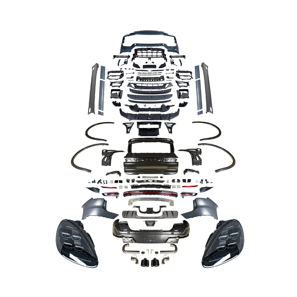 Car Accessories Auto Parts Cayenne 958.1 MK1 Body Kits for Porsche Upgrade 2024 9y0.2 Turbo Style Front Assembly Rear Look
