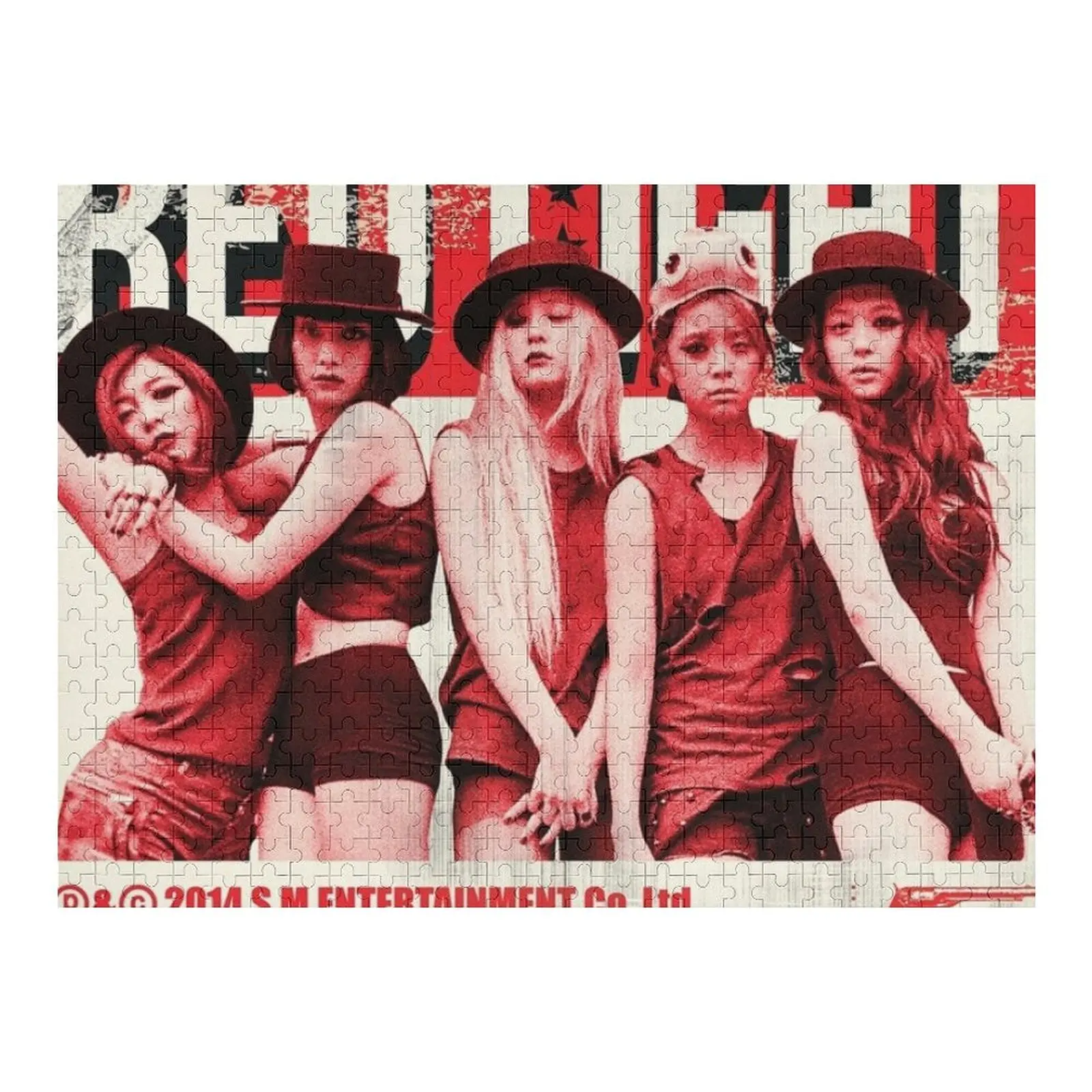 

f(x) Red Light Album Cover Jigsaw Puzzle Custom Child Personalized Photo Gift Wooden Name Personalized Gift Ideas Puzzle