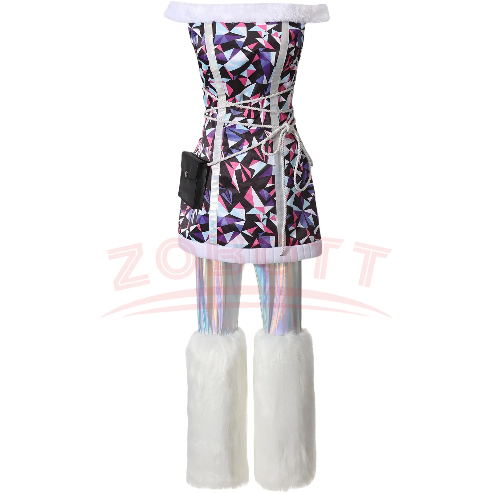 أزياء آبي بومينابل التأثيرية، زي تنكري للفتيات، زي لعب الأدوار الأنيمي، بدلة الهالوين كرنفال عيد الميلاد للنساء #4