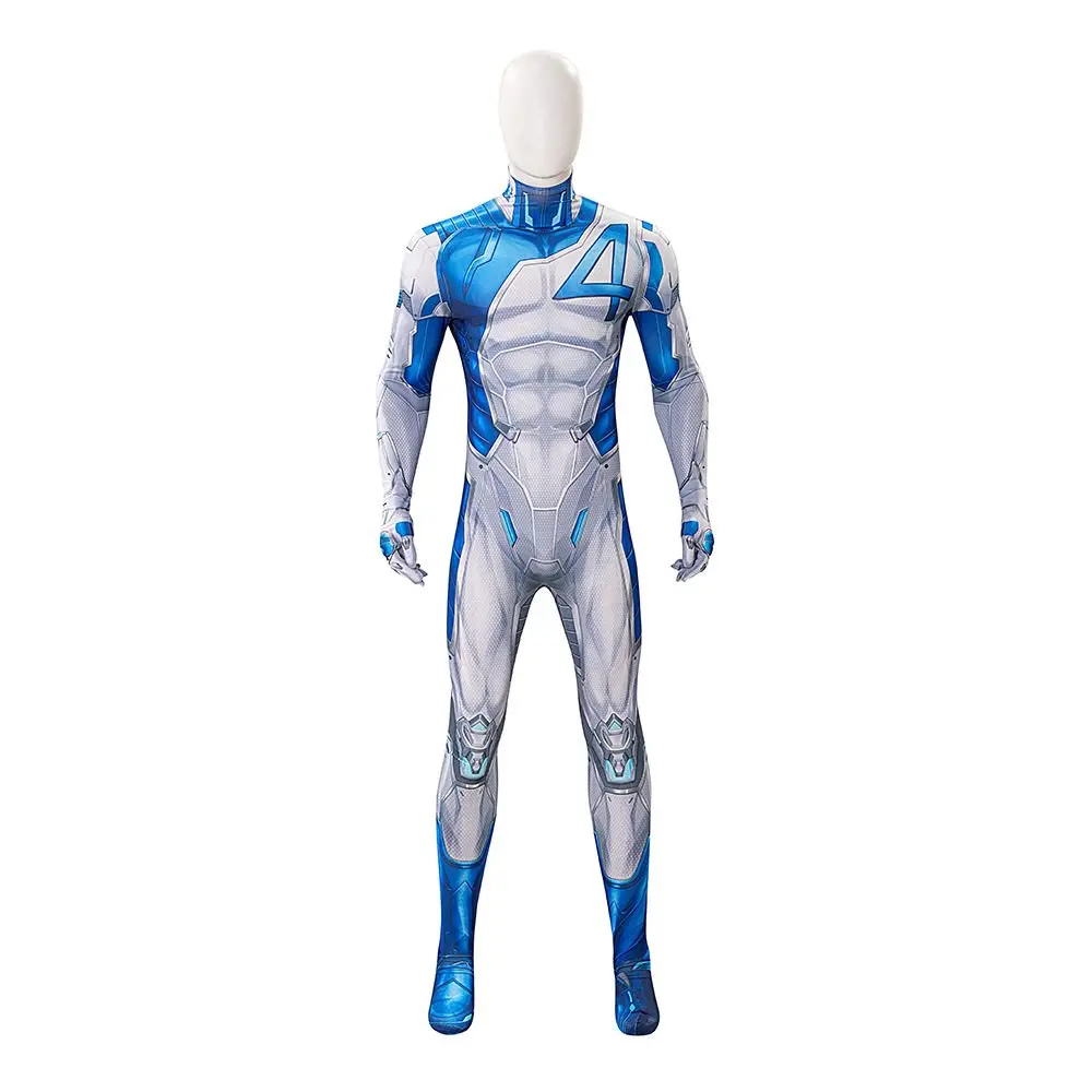 

Rivals Mister Fantastic Cosplay Reed Richards Costumes Jumpsuit Superhero Zentai Bodysuit Halloween Party Outfits