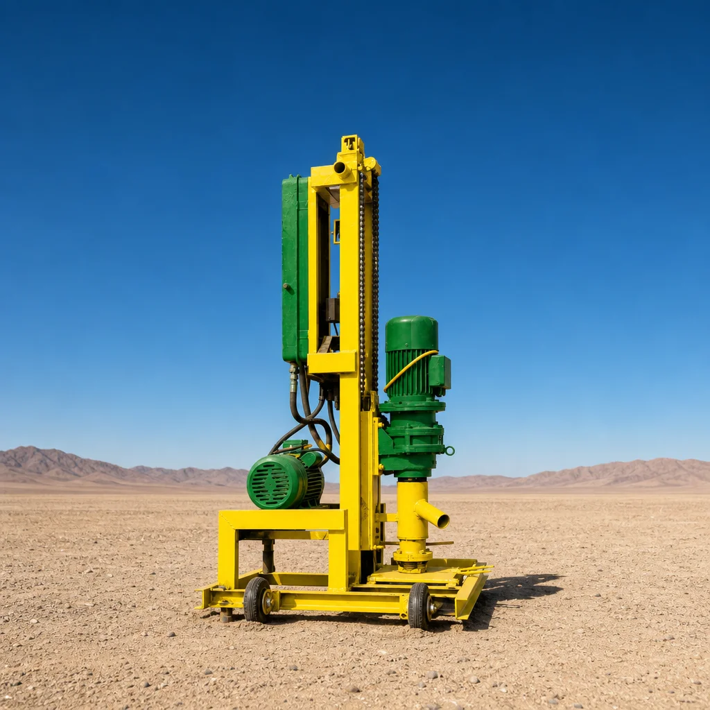 Customized Water Well Drilling Rig 100m Hydraulic Energy Saving Domestic Type for Rural Drinking Water Project Drilling Machine
