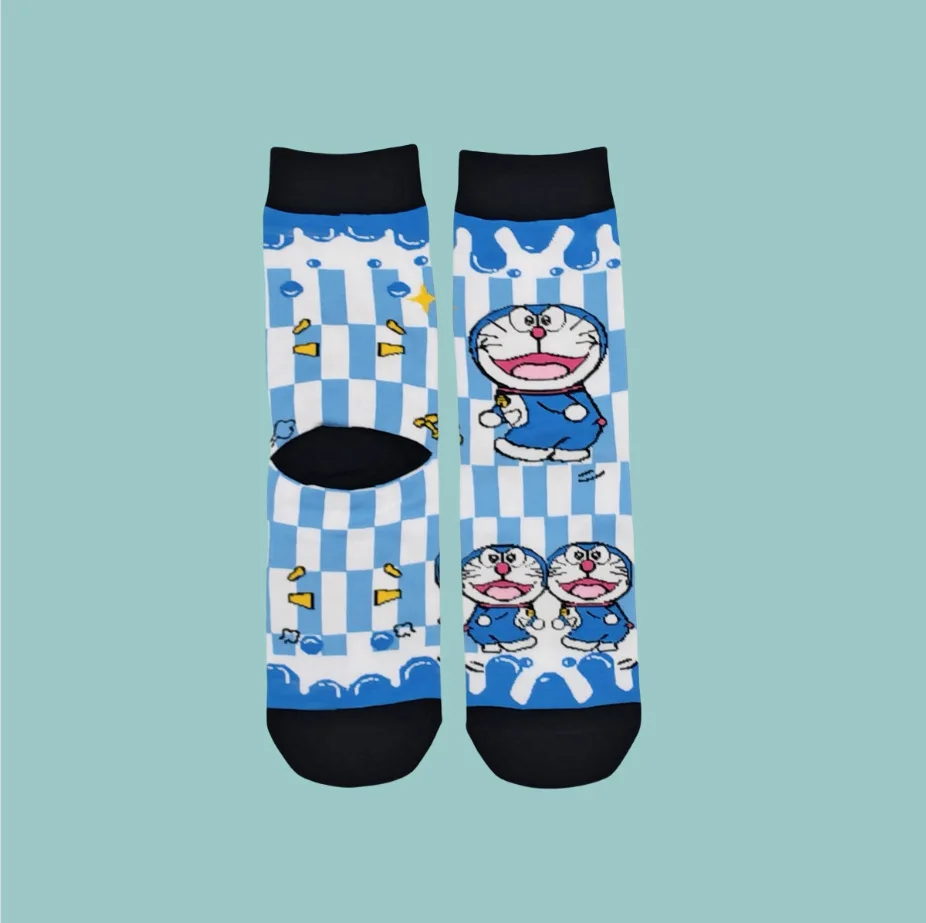 مجموعة أنيمي الكرتون ل عبقور الجوارب فتاة صبي بتمشيط القطن منتصف أنبوب المرأة جورب لطيف الرجال الجوارب النسائية الضروريات اليومية