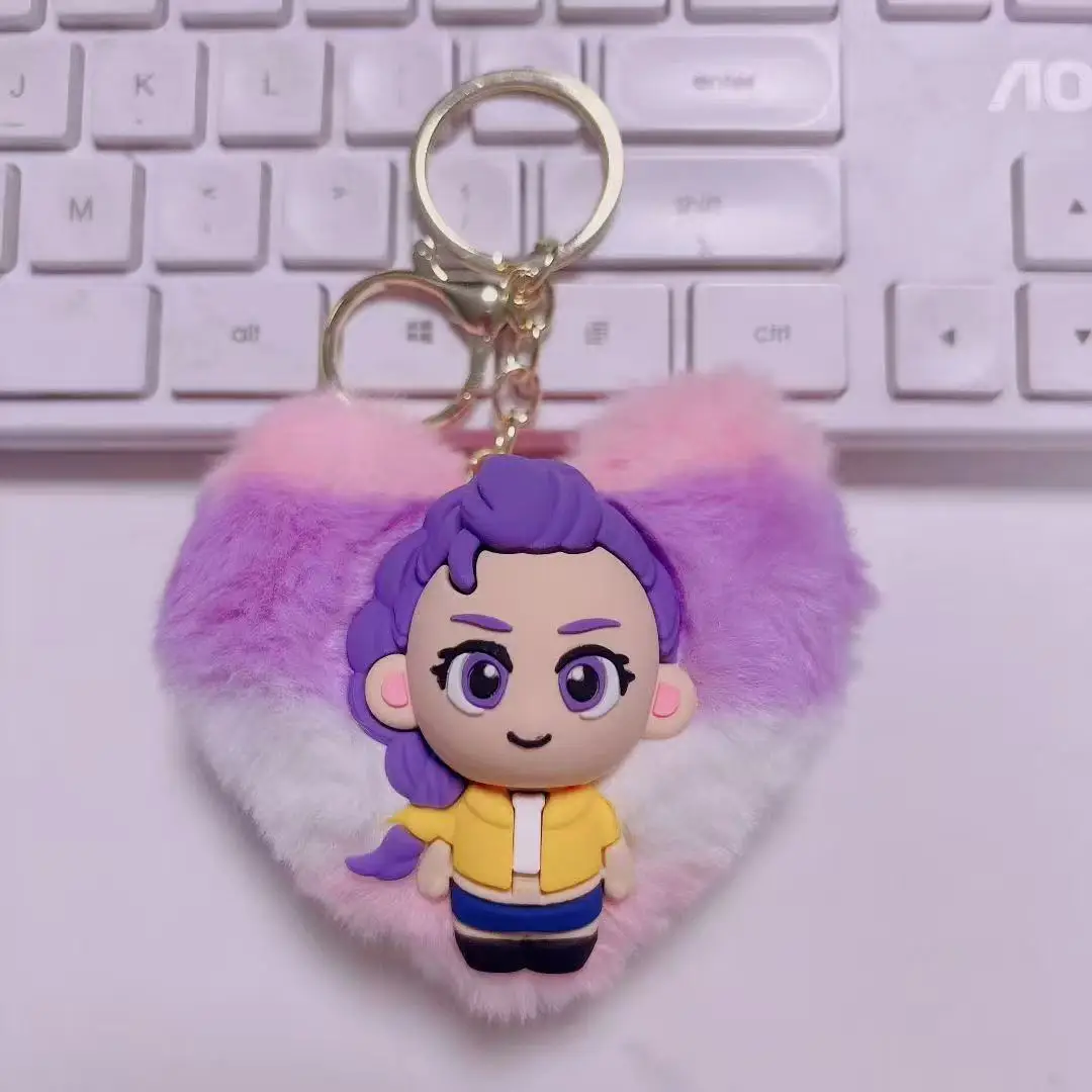 Hexenjagd-Animation rund um KPOP Schlüsselanhänger Anhänger Cartoon Geschenk Puppe Schultasche Auto hängende Ornamente