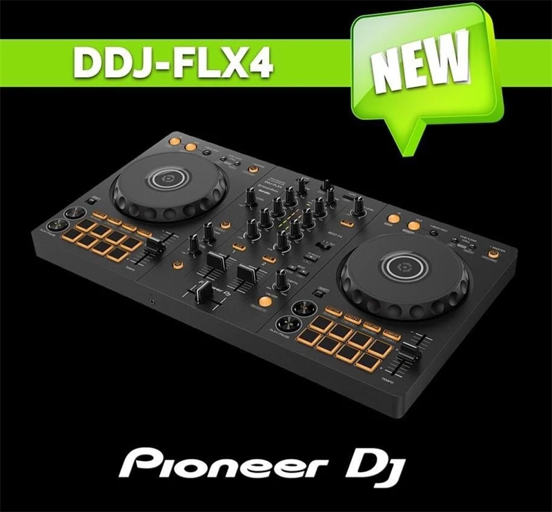 digital canais disco controller dmx mixer instrumento musical early start dj system pioneer ddj flx4 01