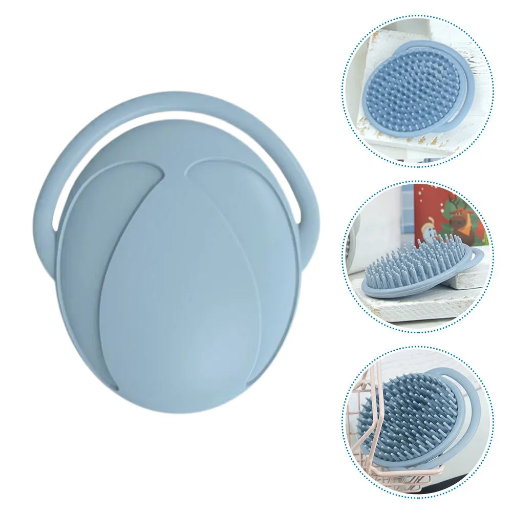 أداة استحمام لفرشاة الشامبو، مدلك فروة الرأس، لطيف للشعر الرطب والجاف، يعزز الدورة الدموية ولا تهيج #3