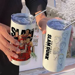 Slam Dunk Animation periferiche Cartoon Creative Water Cup tazza da caffè in acciaio inossidabile di bell'aspetto Thermos Cup regalo di festa