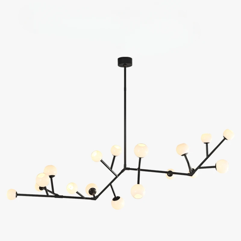 

Minimalist all-copper branch lamp Modern design villa living room study dining room chandelier