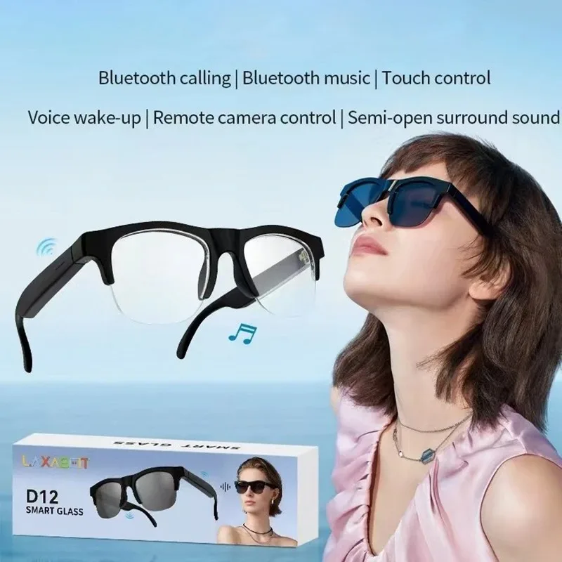 Smart Translation Glasses Real‑time AI Translation Hands‑free Call Music Playback Daily Outdoor Smart Audio Glasses - view 5