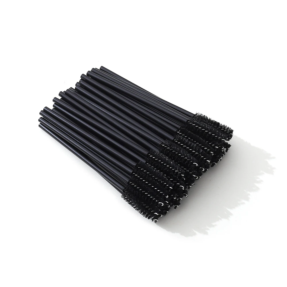 Eyelash Extension Special Eyelash Removal Brush Micro Brush Bendable Eyelash Brush for Eyelash Extension Tool 50pcs