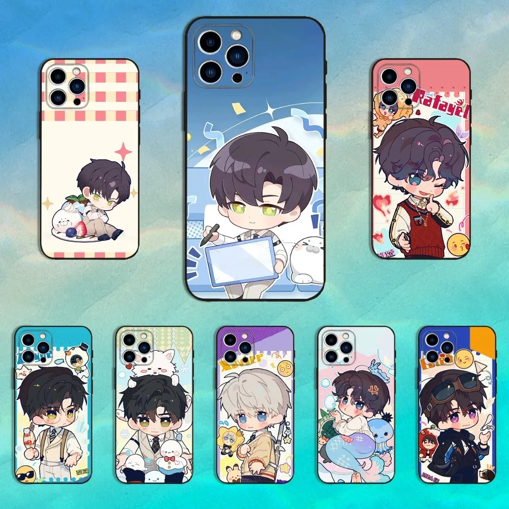 

L-Love And D-Deepspace Game Phone Case For iPhone 16,15,14,13,12,11 Plus,Pro Max,XS,X,XR,SE,Mini,8,7,Soft Silicone Black Cover