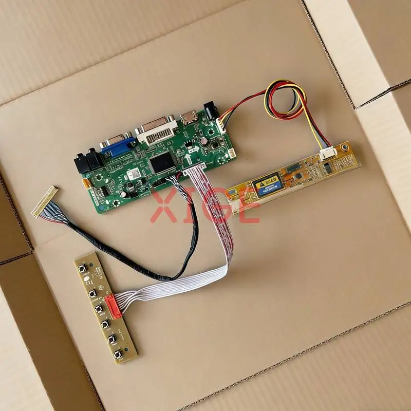 

For CLAA150XH01 HT15X34 LQ150X1LB LQ150X1LH Matrix Controller Drive Board Kit 1-CCFL 1024x768 1024*768 LVDS 30-Pins HDMI+DVI+VGA