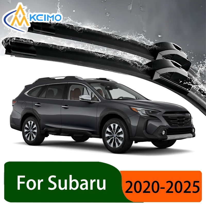 

Silent Black Front Wiper Blades Set for Subaru Outback BT 2020-2025 2021 Auto Windscreen Windshield Window Wiper Accessories