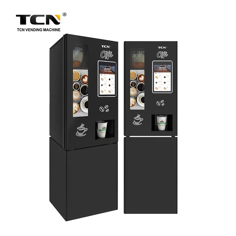 Airo TCN Small Table Top Coffee Vending Machine Desk Fresh Commercial Coffee Machine Display Automatic Public Use