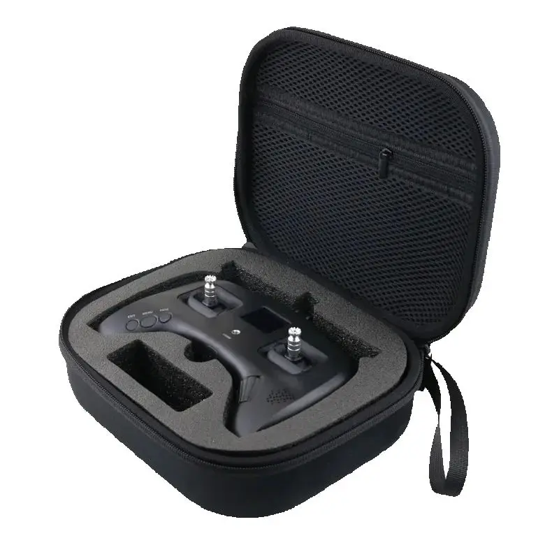 TBS TANGO II Hard EVA Case-Crush-Proof Custom Fit for Radio Transmitter, Water-Resistant Nylon Storage Box & Carry Bag