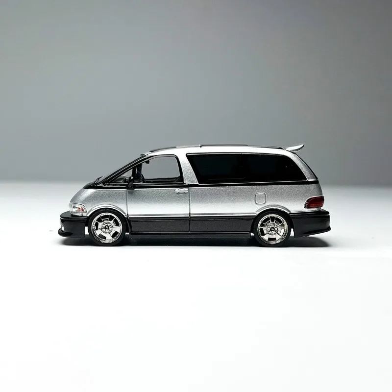 Mortal Diecast 1/64 Schaal PREVIA RV Auto Model Legering PREVIA Van Speelvoertuigen Model Statische Collectie Ornament