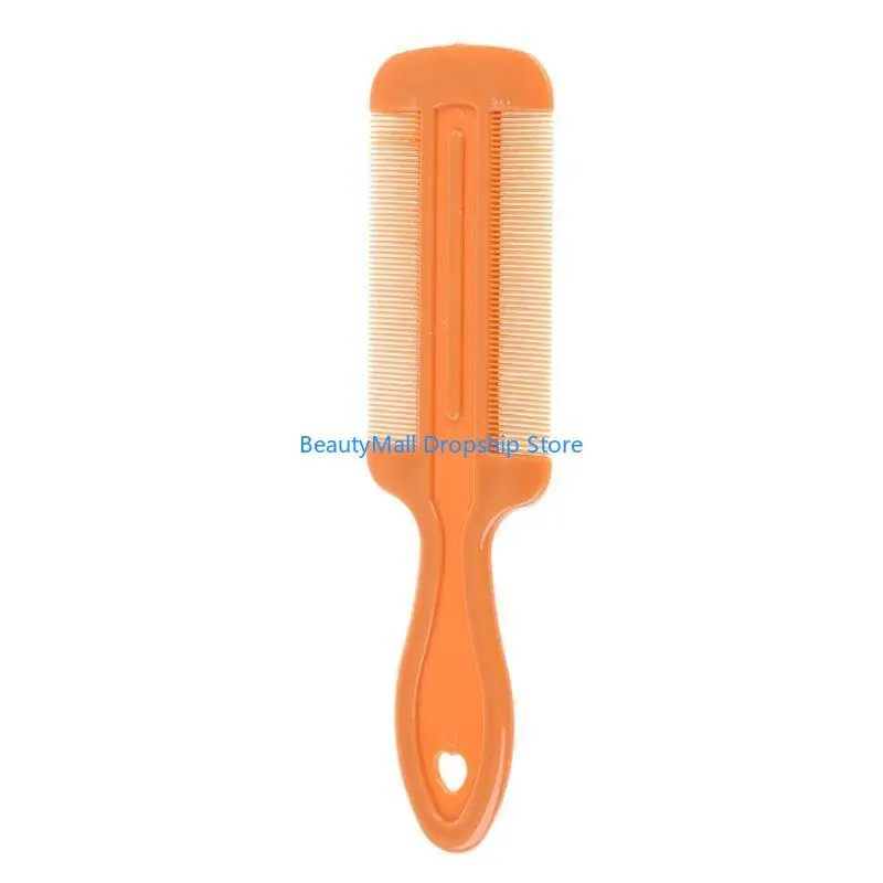 40JD Head Hair Comb Double Sided Hair Comb Removal Dandruff Comb with Long Handle