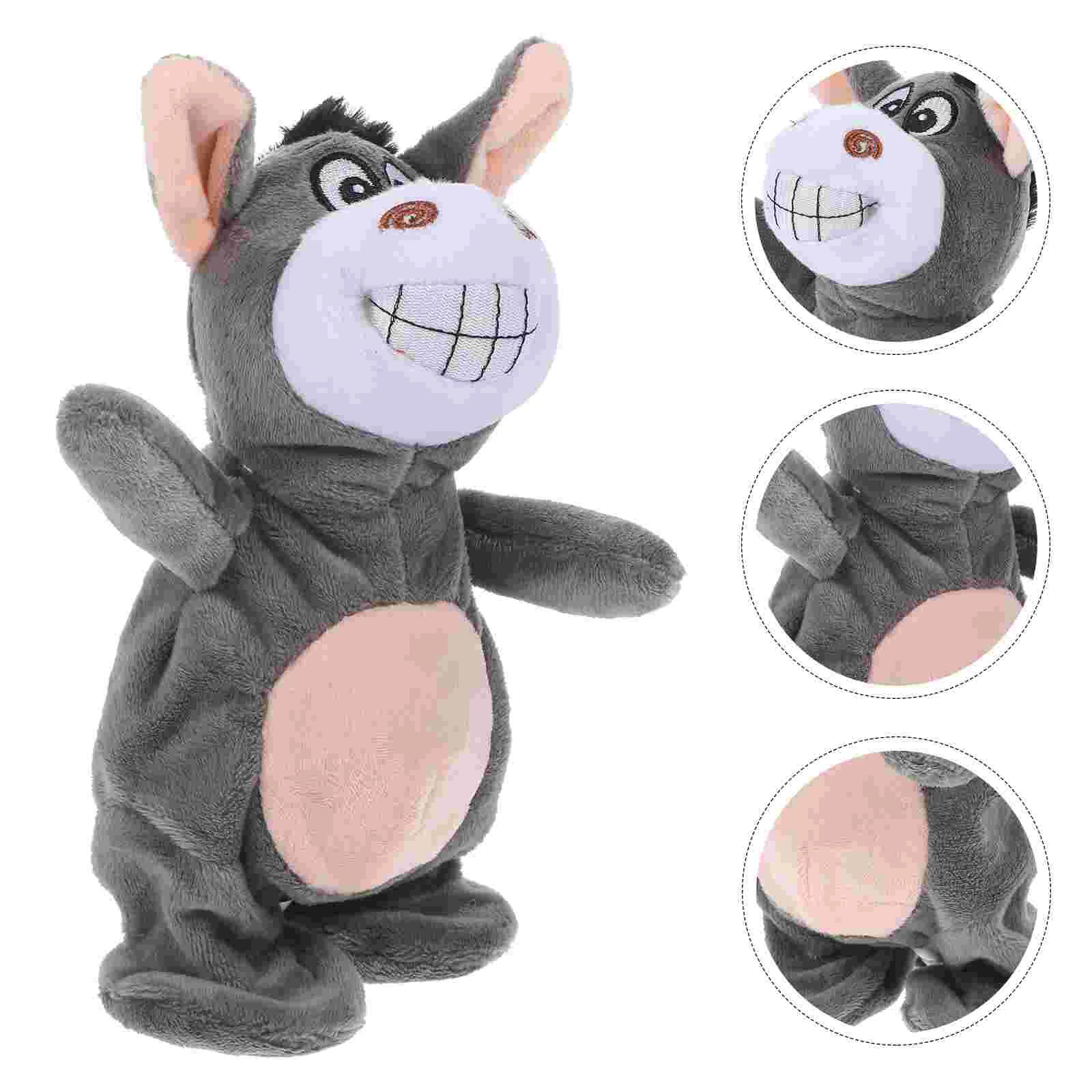 Animal en peluche statique vocal, roi prudent, animaux chantants, jouets électriques interactifs Matkey