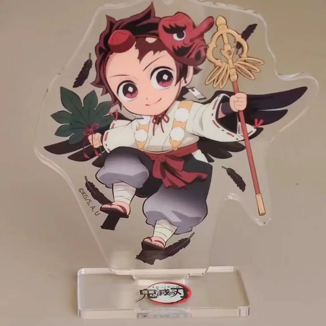 New Demon Slayer Acrylic Stand Figure Kamado Tanjirou Kamado Nezuko Anime Peripheral High Definition Printing Desktop Ornament