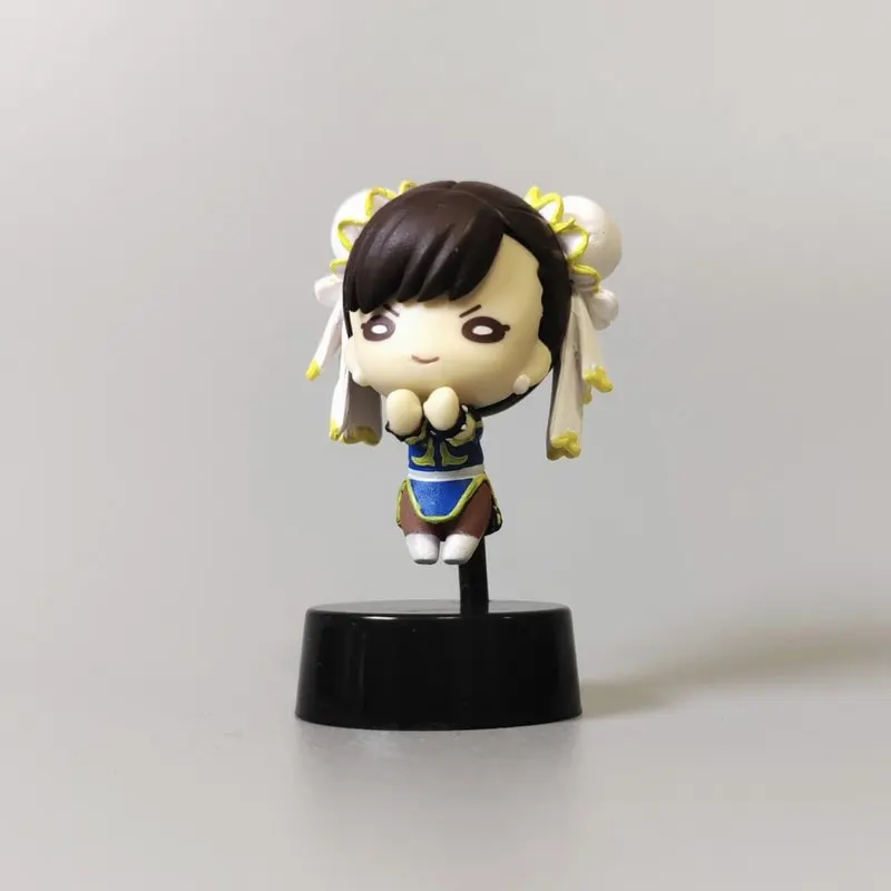 

Новая аниме-фигурка Chun-Li в капсульной игрушке-сюрпризе, милая коллекционная модель, настольное украшение, праздничный подарок для фанатов